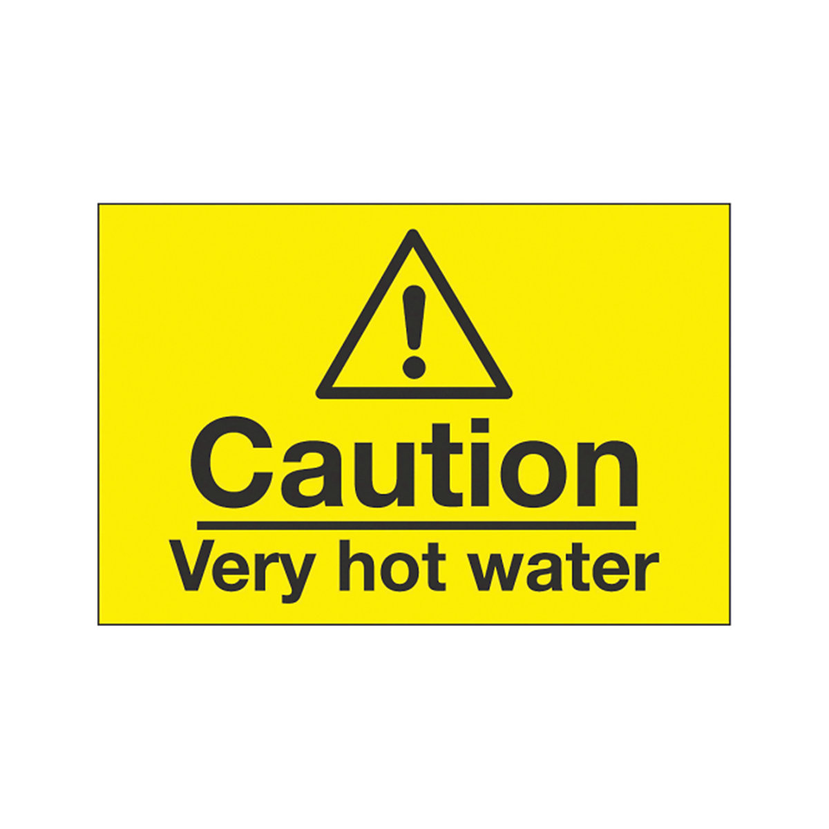 Caution Very Hot Water Safety Signs