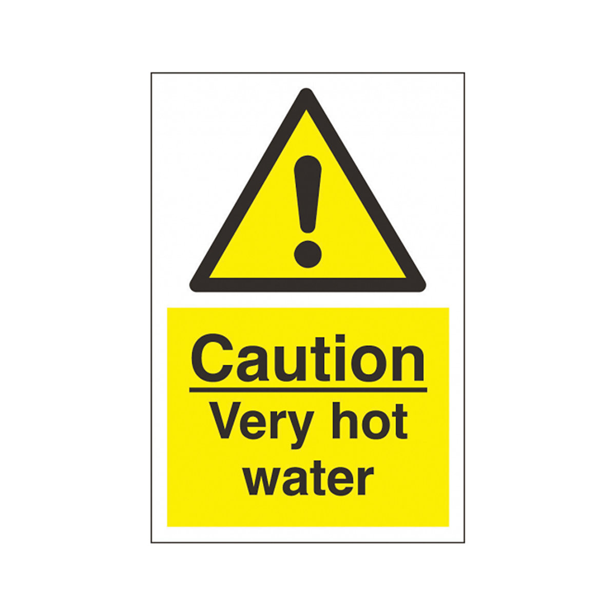 Caution Very Hot Water Safety Signs