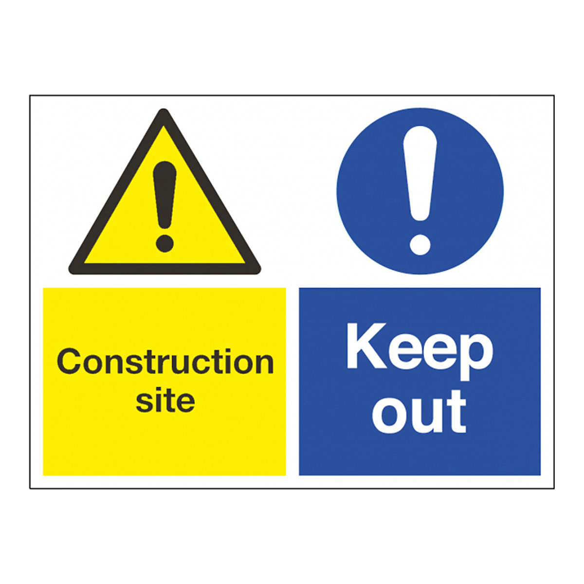 Construction Site Keep Out Safety Sign With BiGDUG