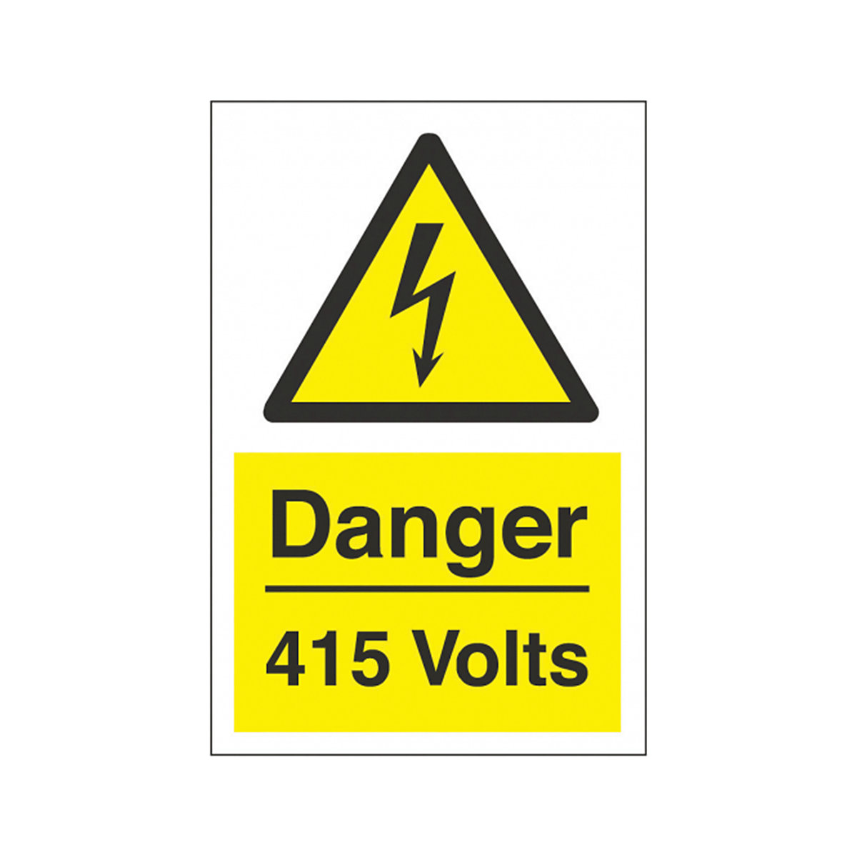 Danger 415 Volts Safety Signs