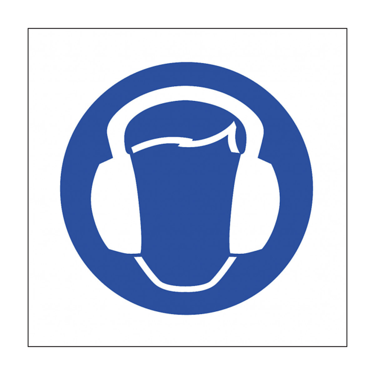 Ear Protector Symbol Safety Sign