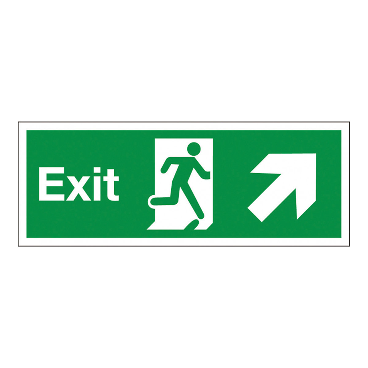 Exit Arrow Diagonal Up Right Safety Signs