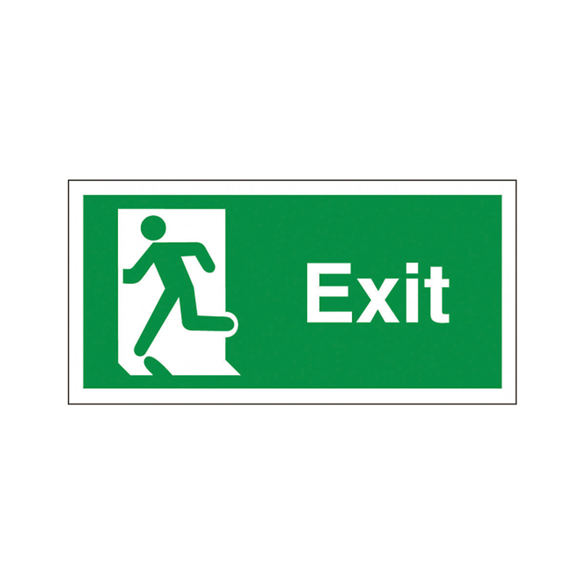 Exit Man Left Safety Signs