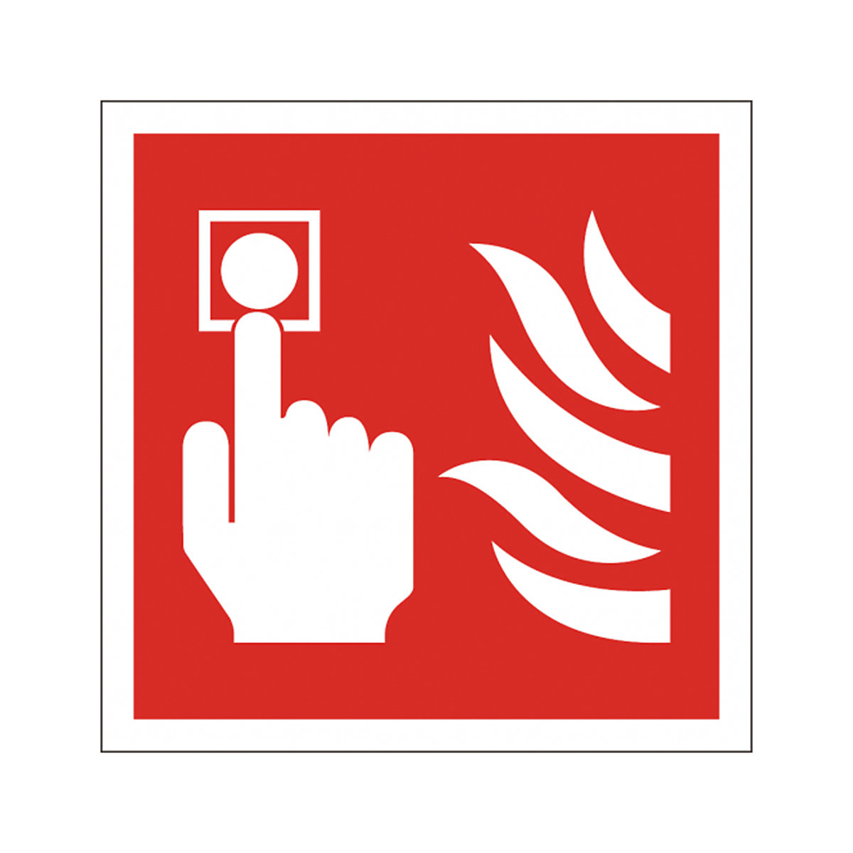 Fire Alarm Call Point Symbol Safety Signs