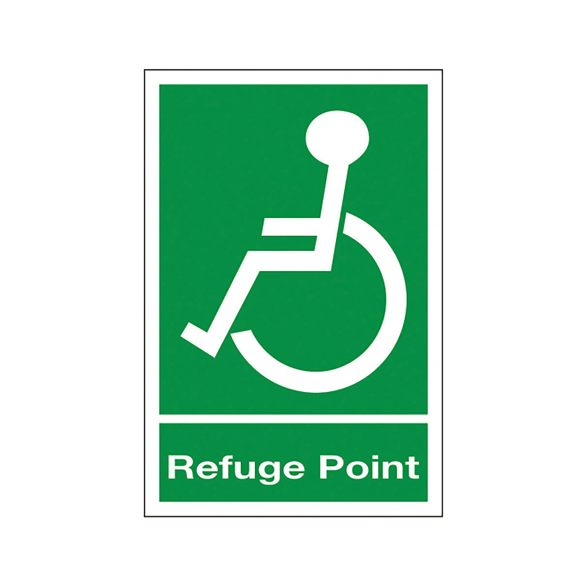 Fire Exit Refuge Point Safety Signs