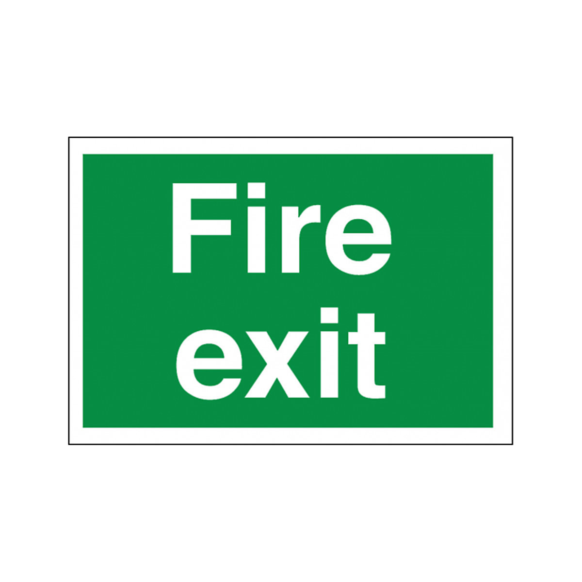 Fire Exit Safety Signs With BiGDUG