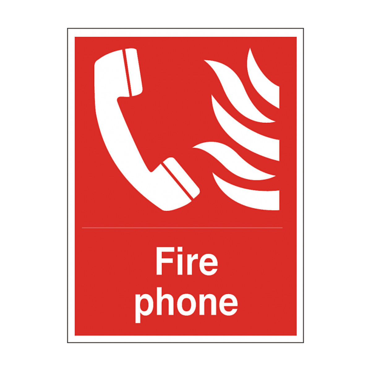 Fire Phone Safety Signs
