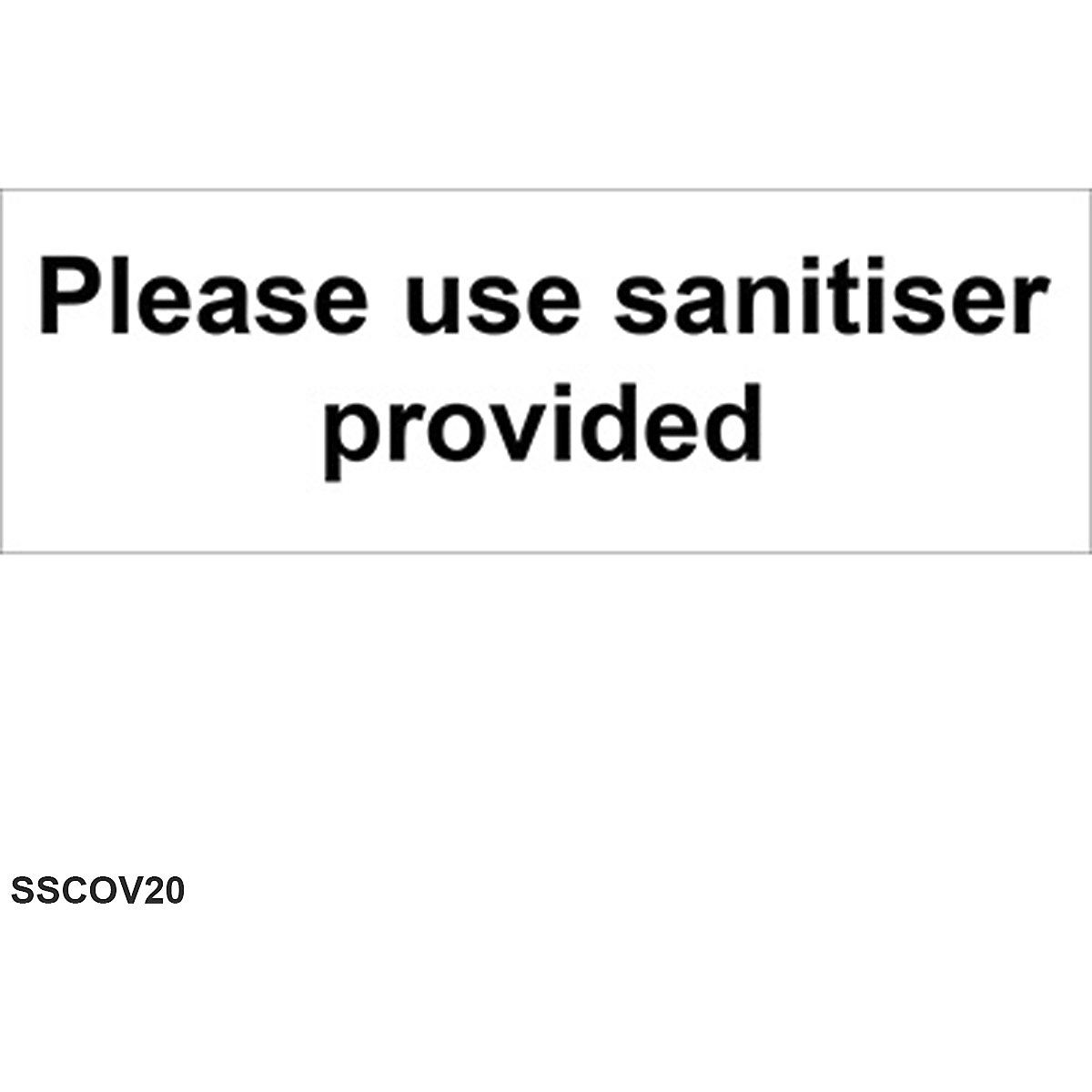 Please Use Hand Sanitiser Provided Safety Sign (Product illustration 4)-3
