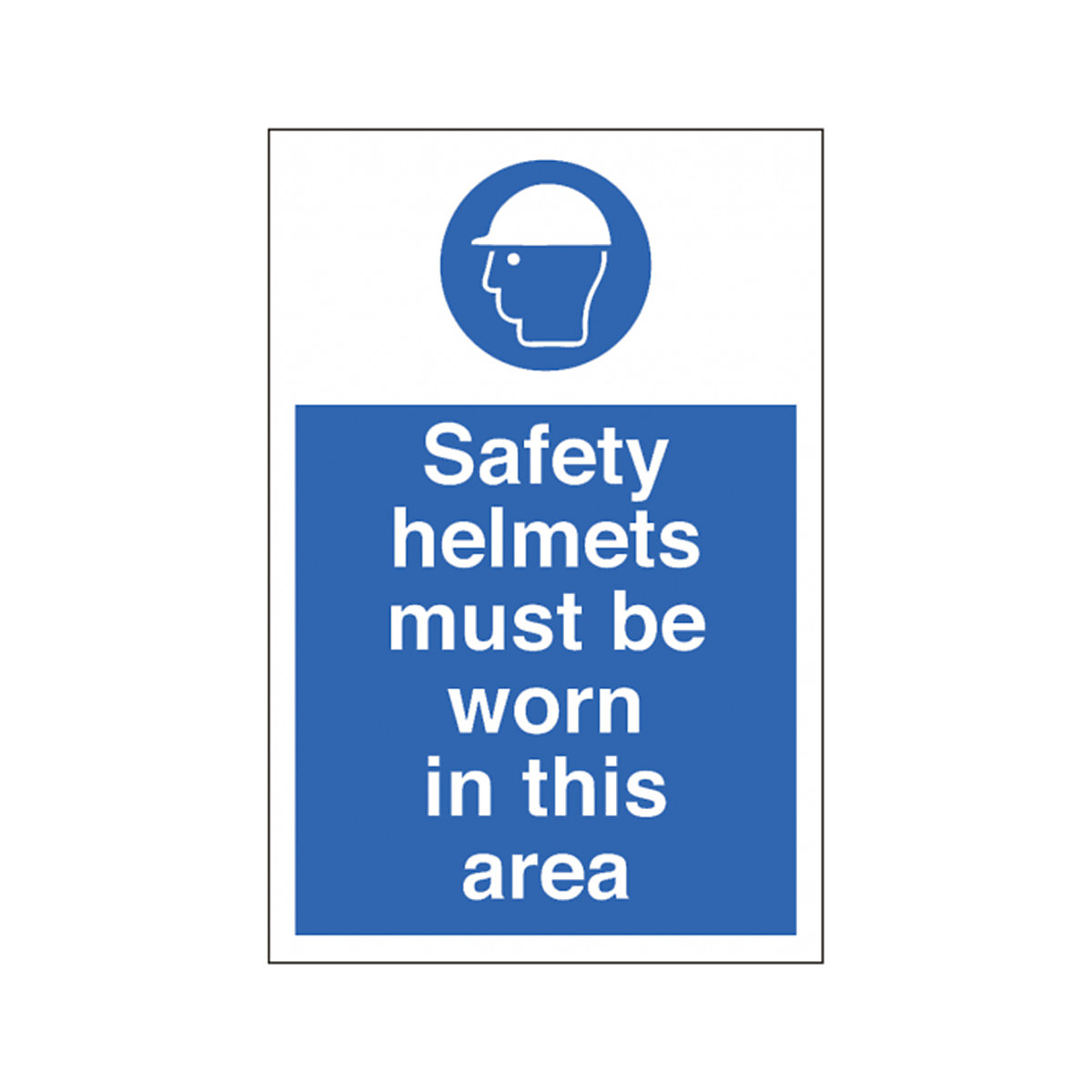 Safety Helmets Must Be Worn In This Area Safety Signs