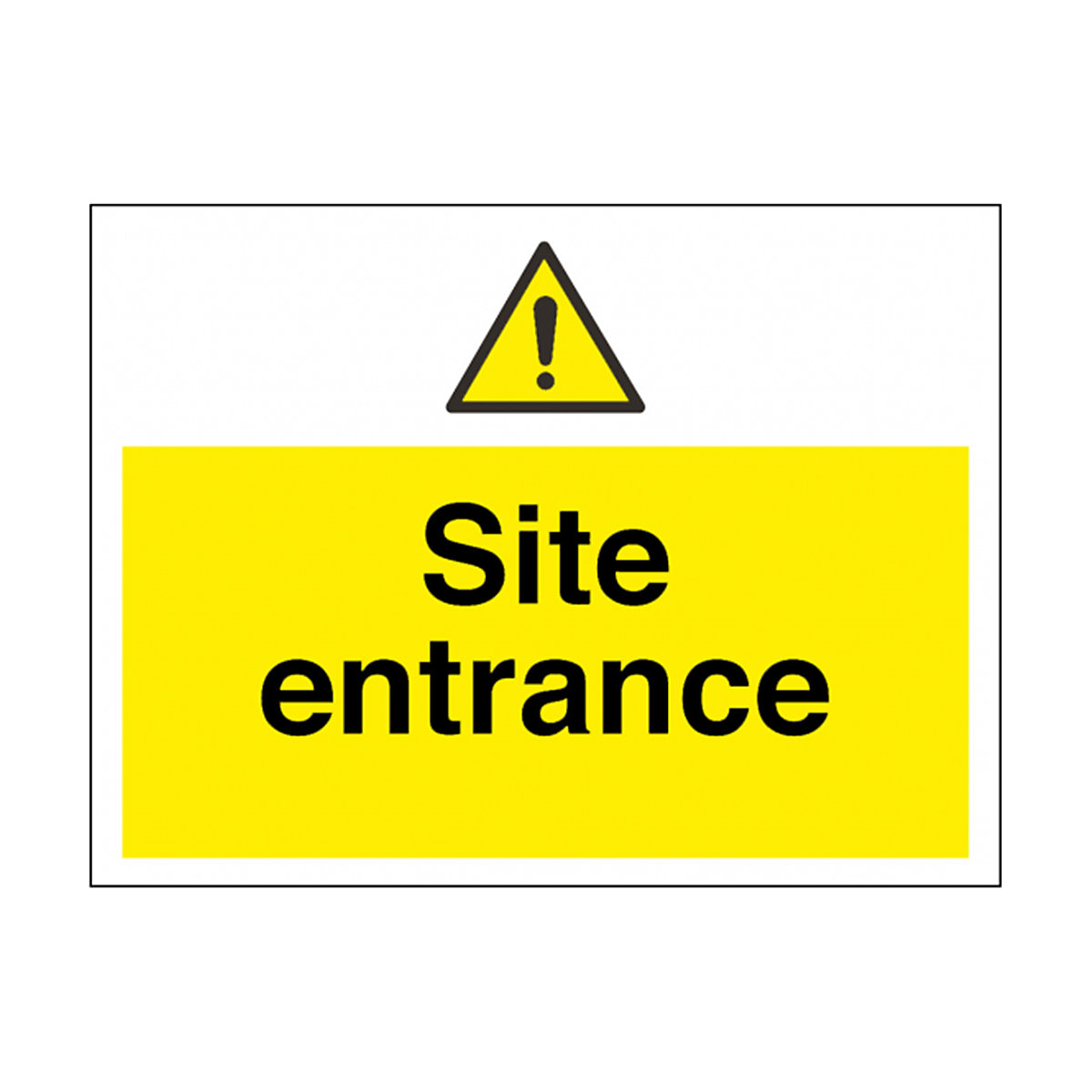 Site Entrance Safety Sign