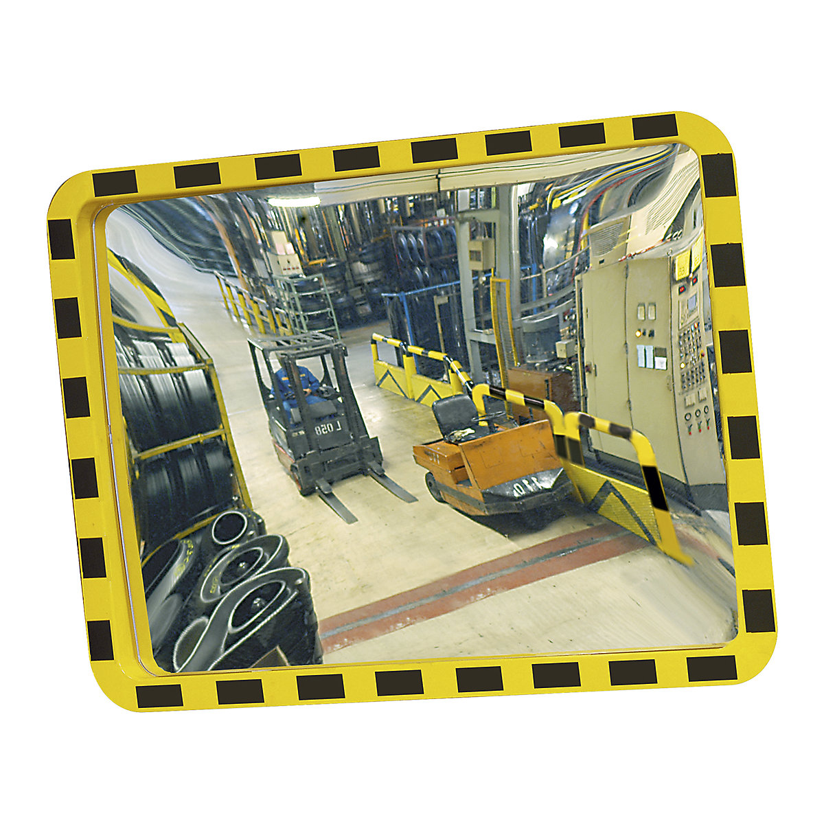 VIEW-MINDER Indoor Industrial Mirrors, VIEW-MINDER Indoor Industrial Mirrors, VIEW-MINDER Indoor Industrial Mirror | 600h x 800w mm | Ideal Viewing Distance: 10 Metres | Complete with Bracket for 76mm Mounting Post-2