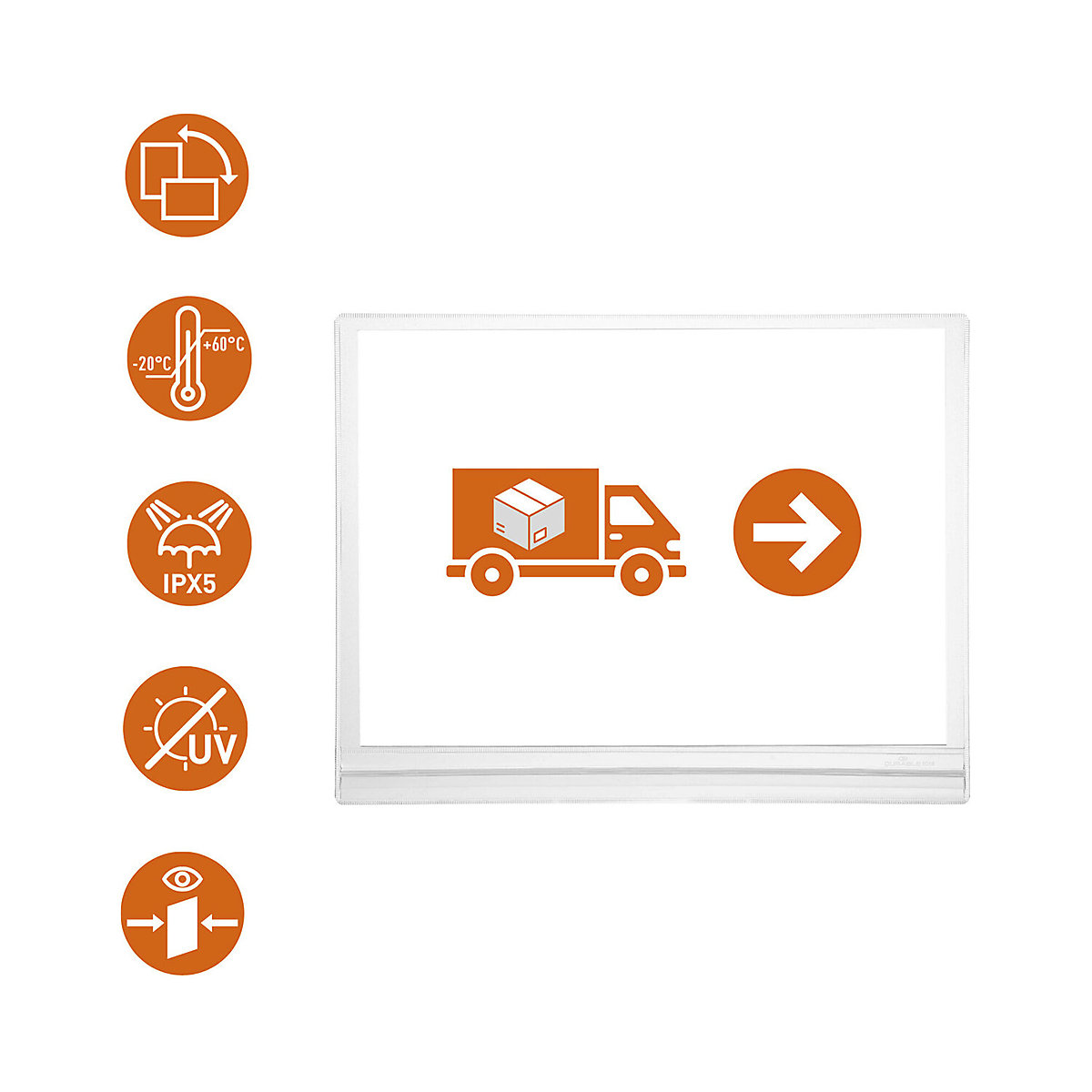 Durable Water Resistant Signage Pockets (Product illustration 6)-5