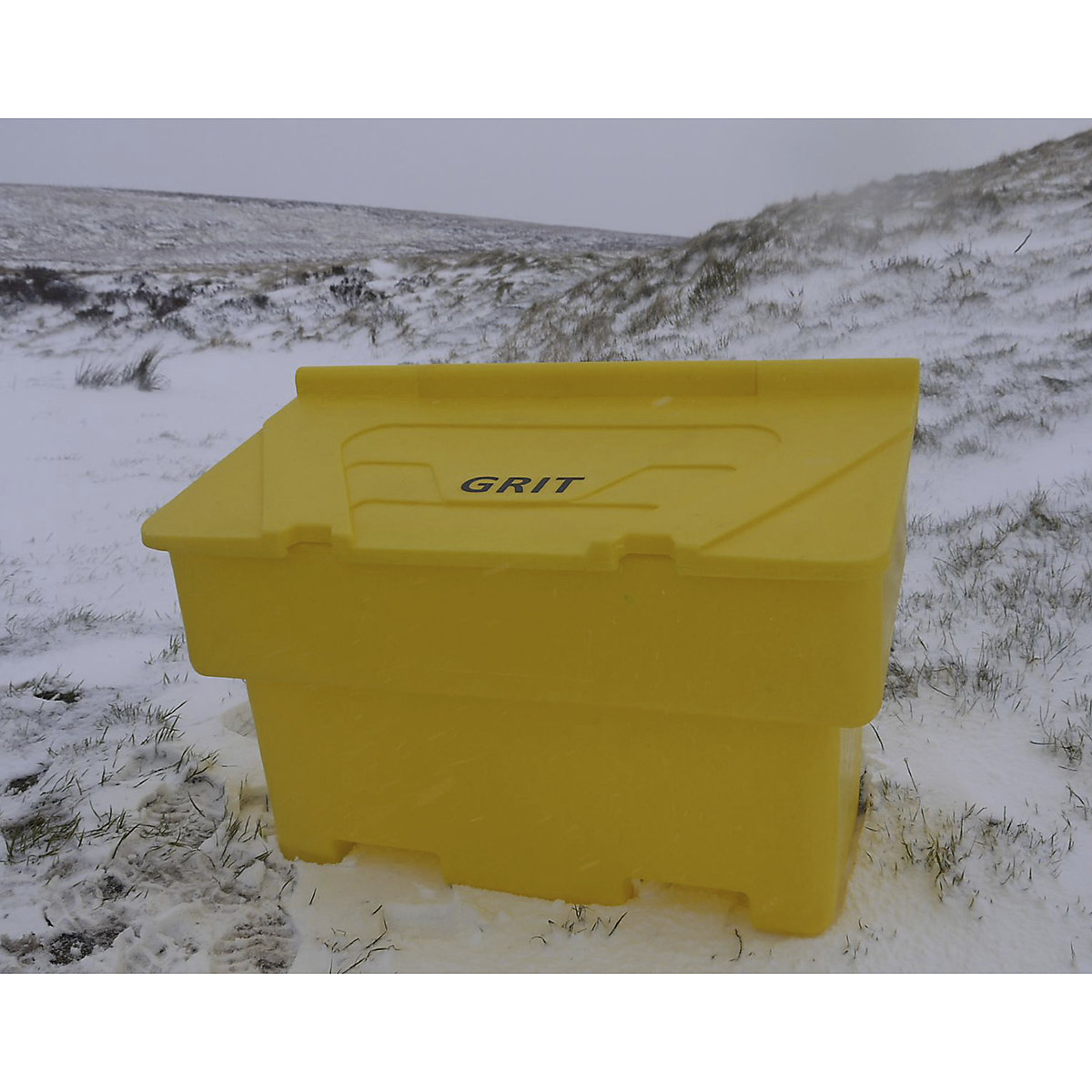 BiGDUG Essentials Heavy Duty Stackable Grit Bin | Salt Bin | 200L Capacity (Product illustration 4)-3
