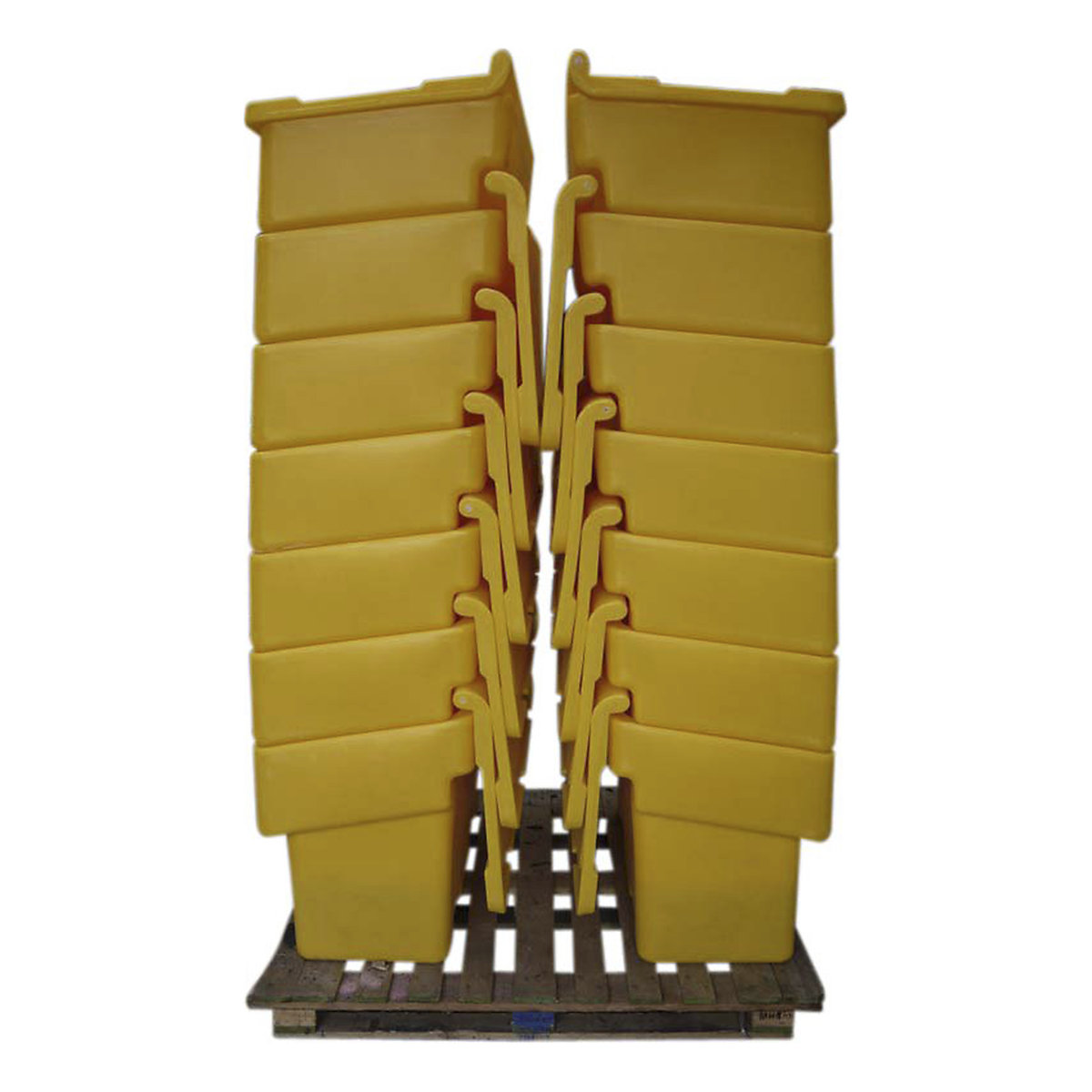 Heavy Duty Stackable Grit Bins | Salt Bins | 350L Capacity (Product illustration 2)-1