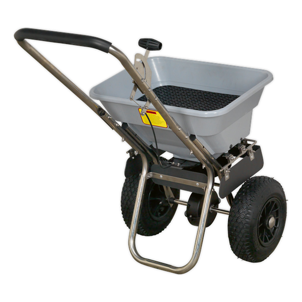Sealey Stainless Steel 37kg Walk Behind Broadcast Salt Spreader (Product illustration 3)-2