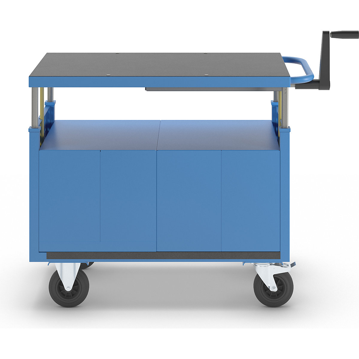 Montážny vozík, výškovo prestaviteľný – eurokraft pro (Zobrazenie produktu 5)-4