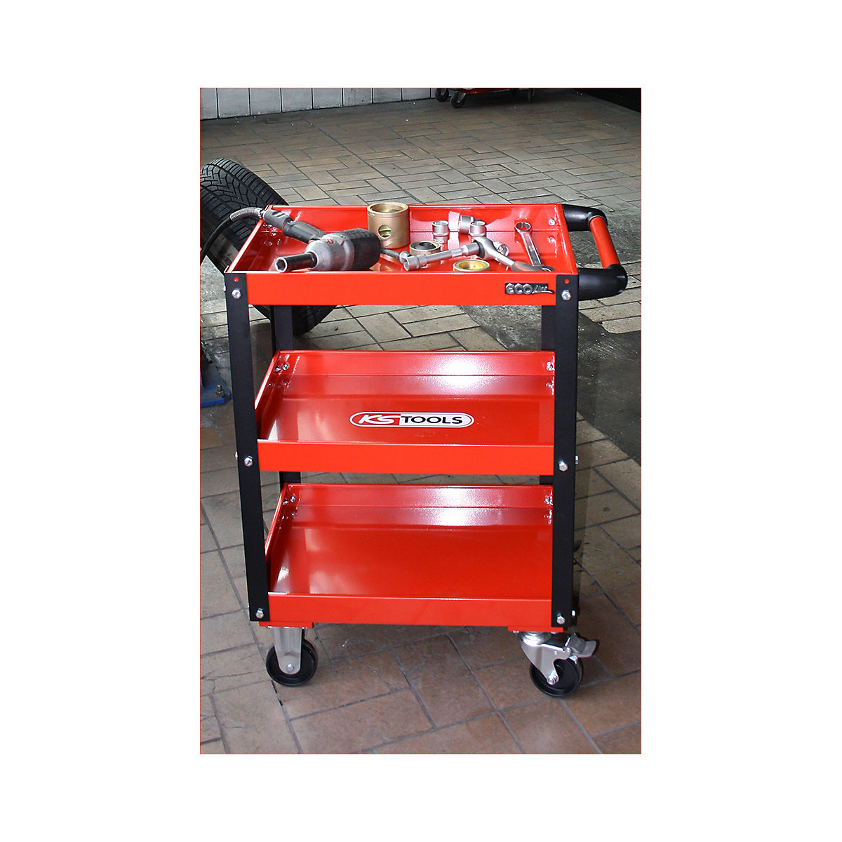 Dielenský servisný vozík ECOline – KS Tools (Zobrazenie produktu 3)-2