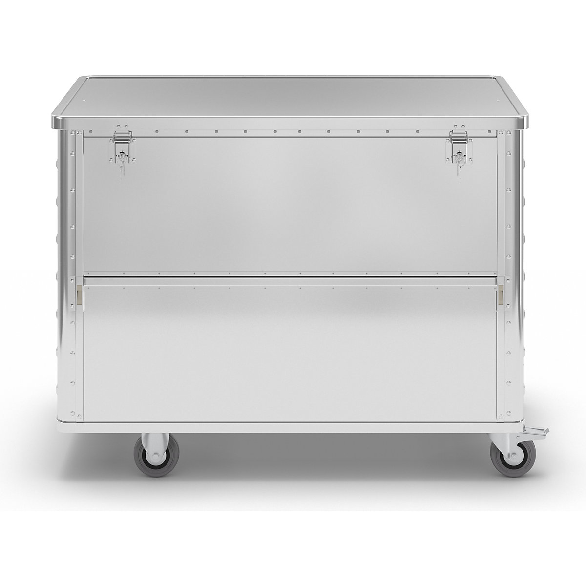 Hliníkový skriňový vozík, spúšťacia bočná stena – Gmöhling (Zobrazenie produktu 10)-9