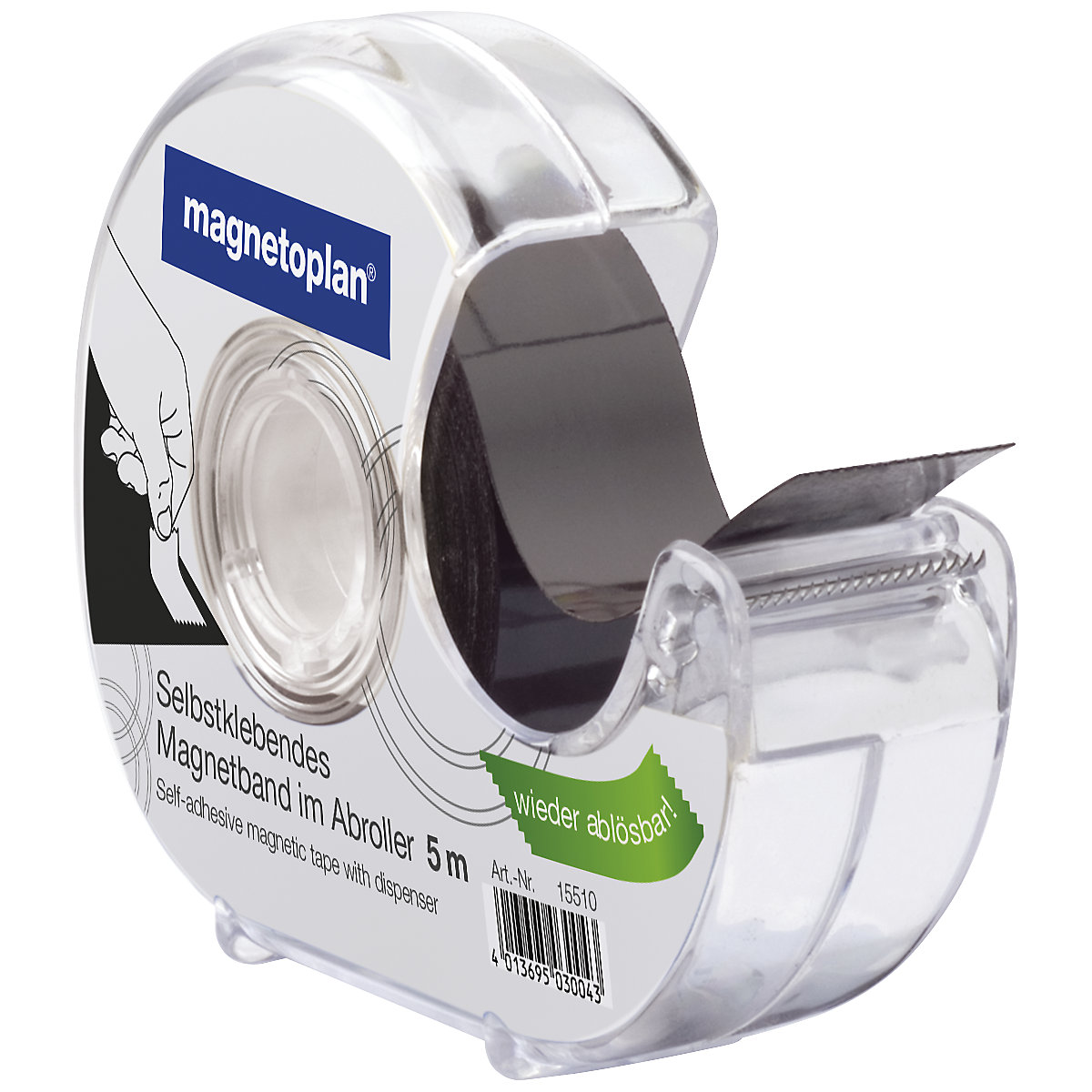 Cinta magnética – magnetoplan, en un dispensador, UE 3 unid., autoadhesiva-0