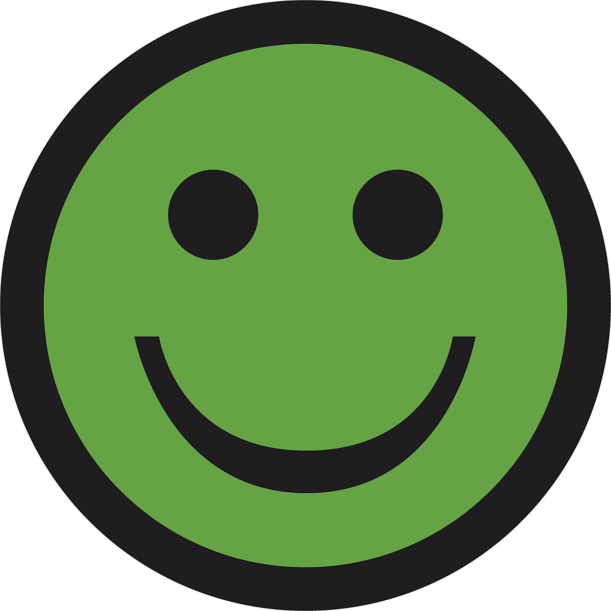 Lámina magnética SMILEY, Ø 50 mm, UE 20 unid., verde / roja-0