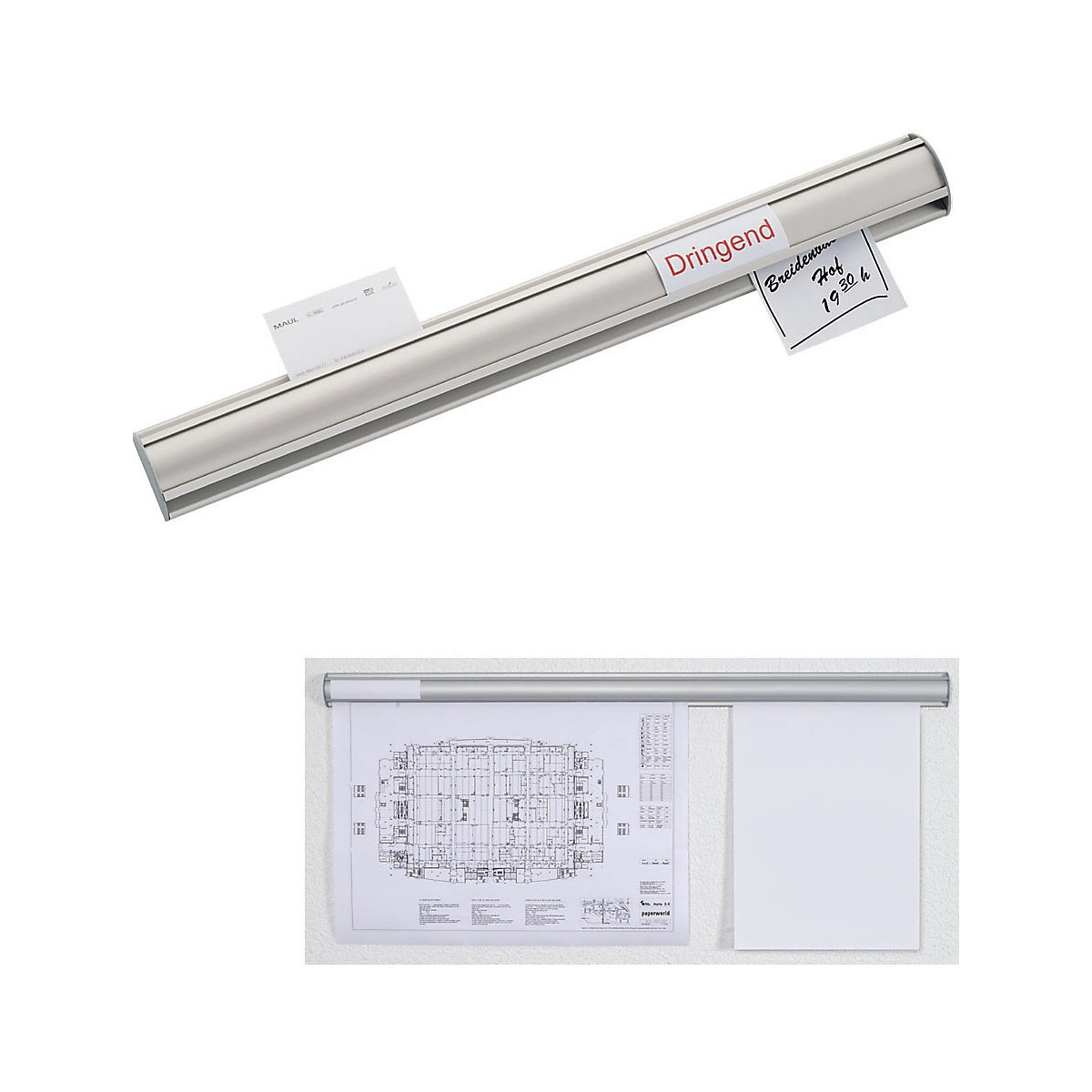 Listón pinzador – MAUL, aluminio, longitud 500 mm-0