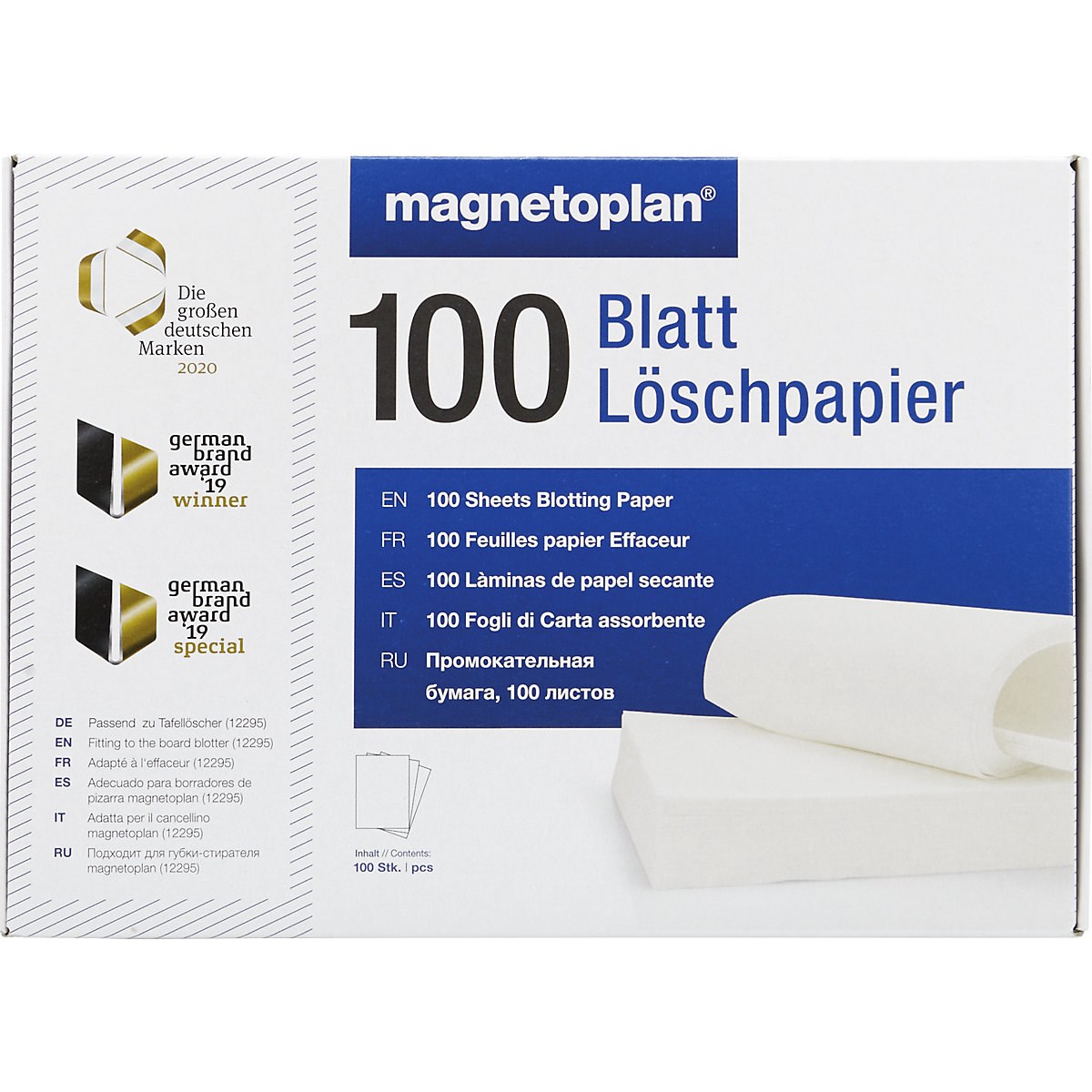 Papel de borrado ferroscript® – magnetoplan