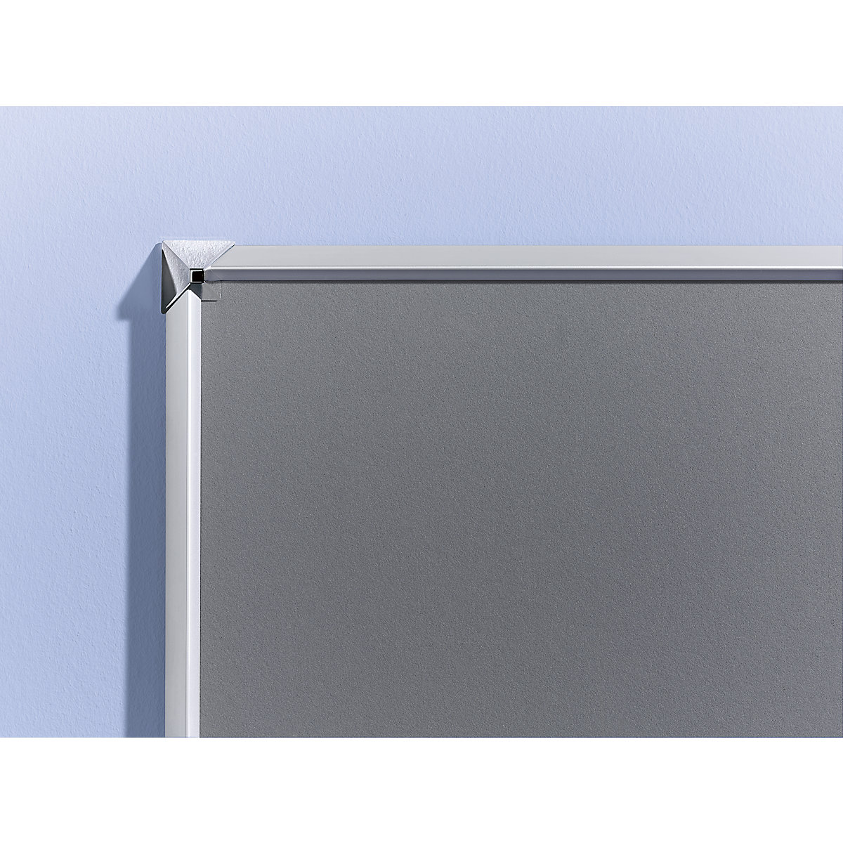 Tablón para chinchetas con marco de aluminio – eurokraft pro (Imagen del producto 2)-1