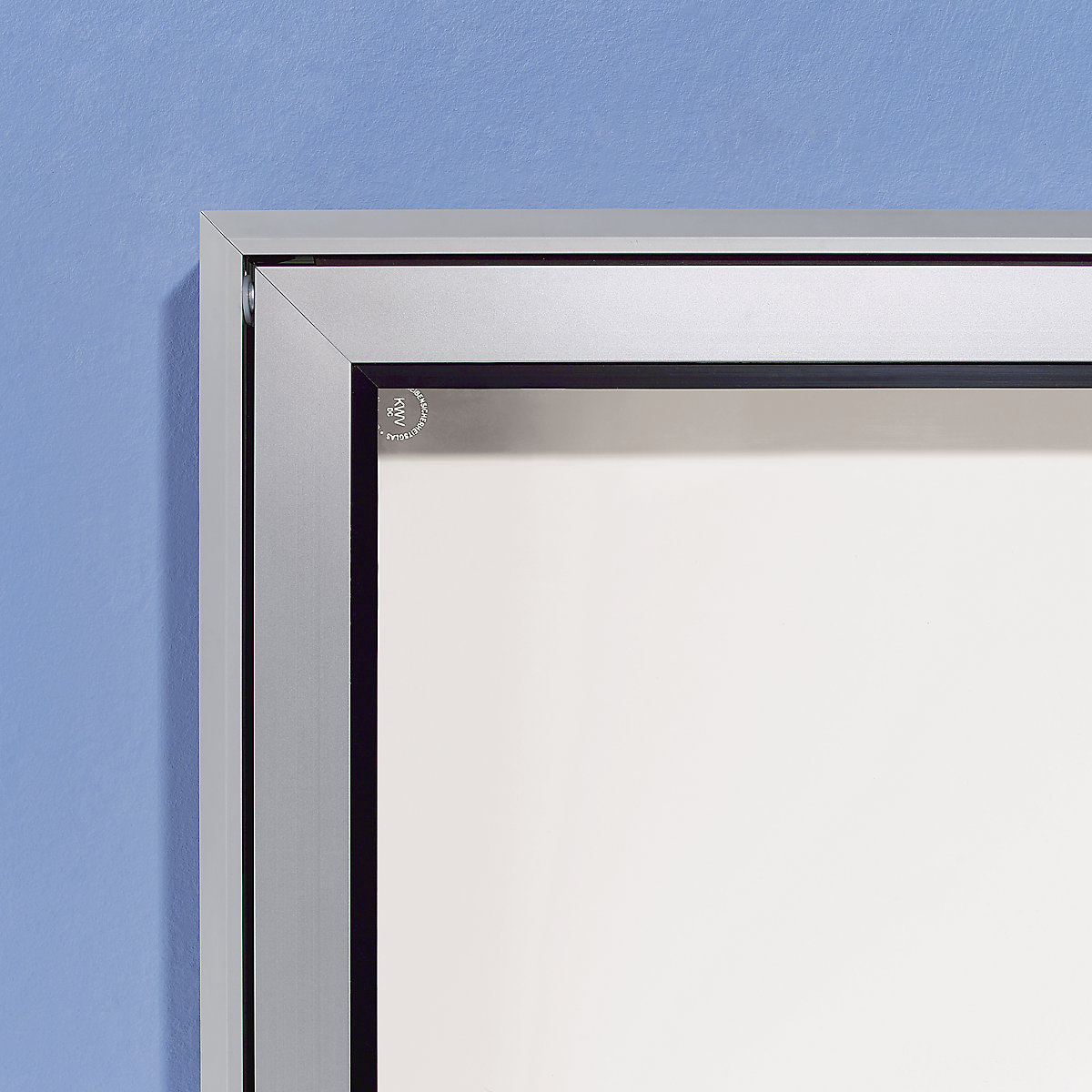 Vitrinekast, aluminium frame, voor binnen en buiten – eurokraft pro (Productafbeelding 3)-2