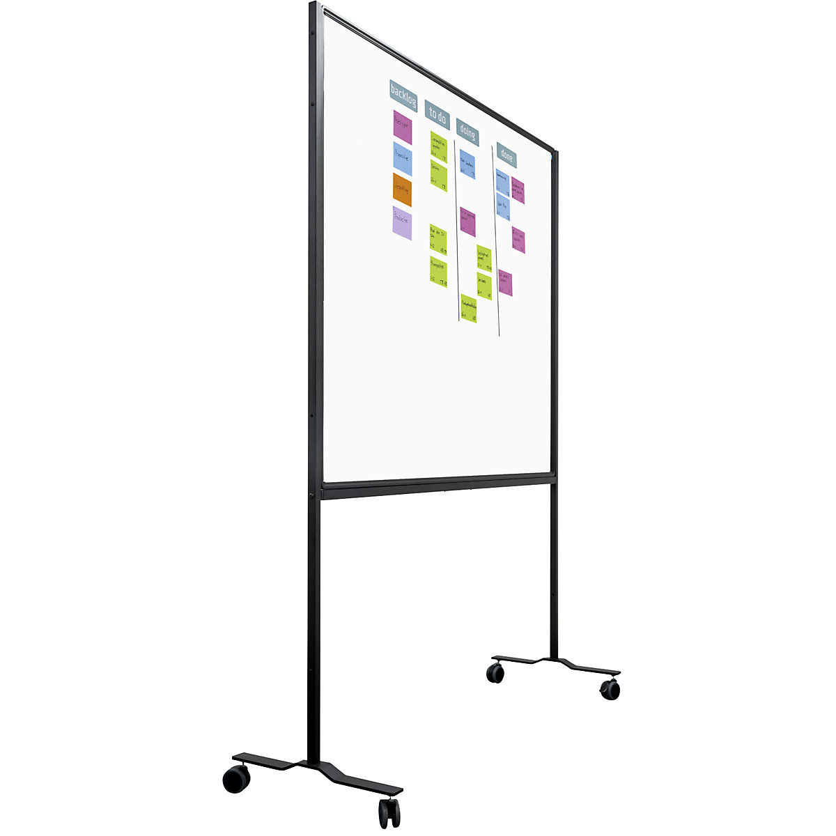 Mobiel whiteboard WORKBOARD – eurokraft pro (Productafbeelding 8)-7