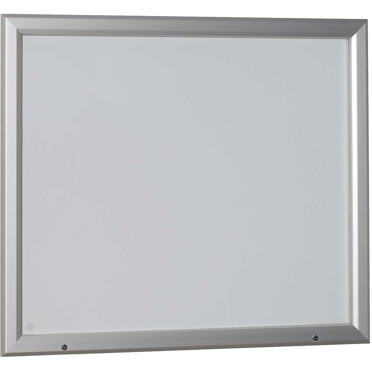 Display case, aluminium frame, for indoor and outdoor use - eurokraft pro