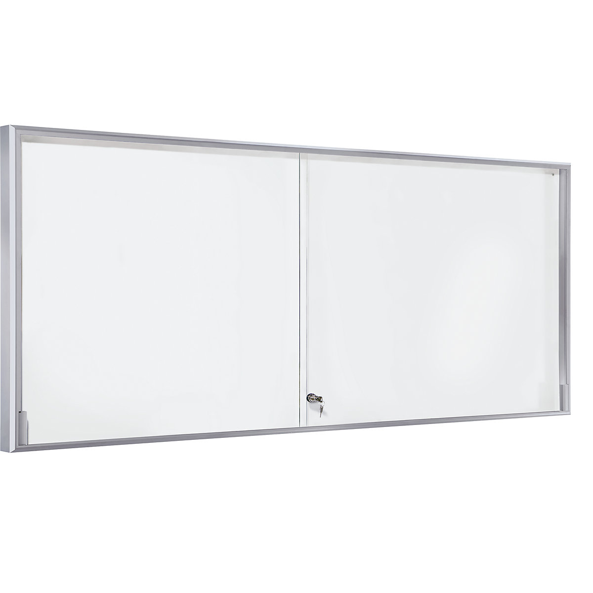 Display case, aluminium frame, sliding doors – eurokraft pro