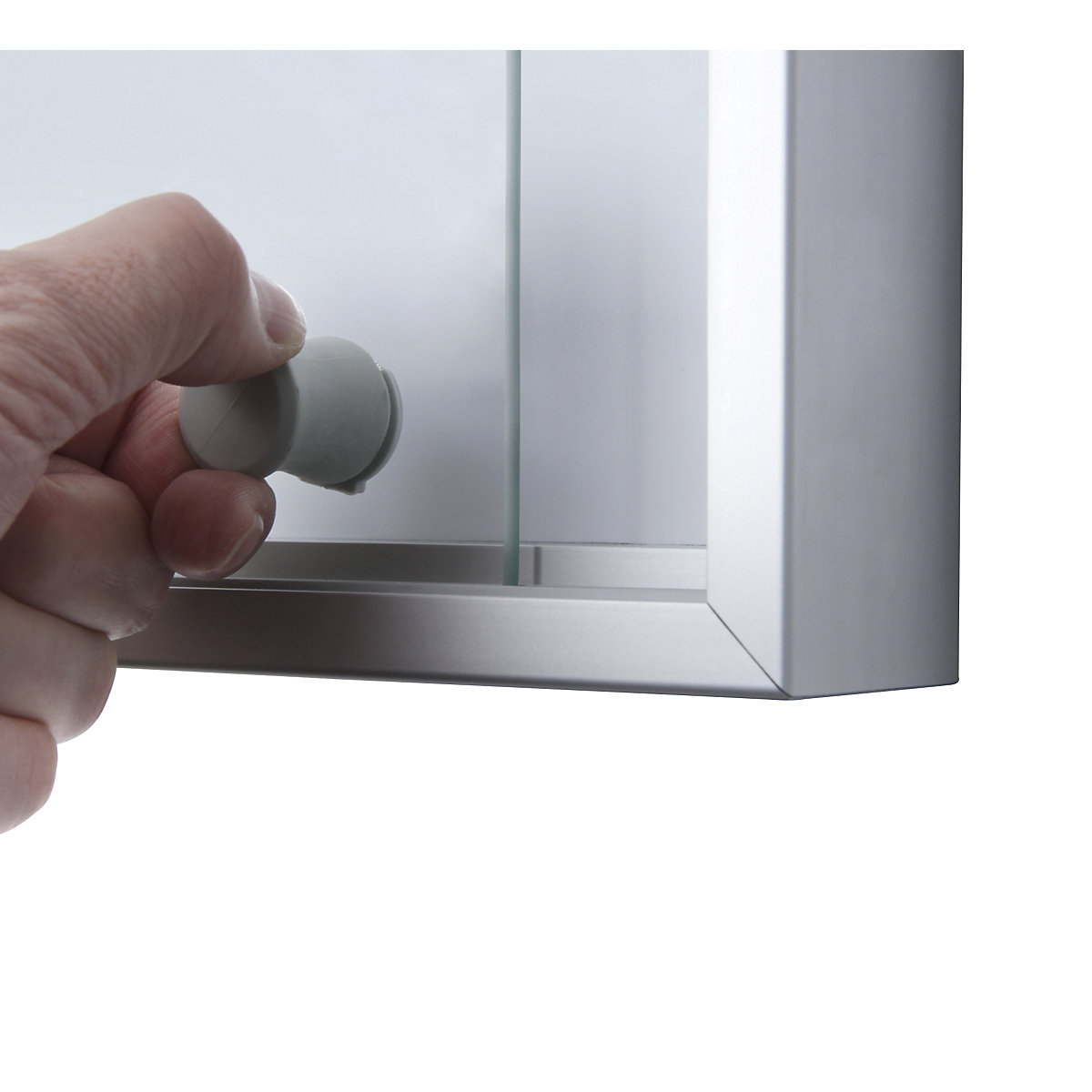 Display case with sliding doors – eurokraft pro (Product illustration 3)-2