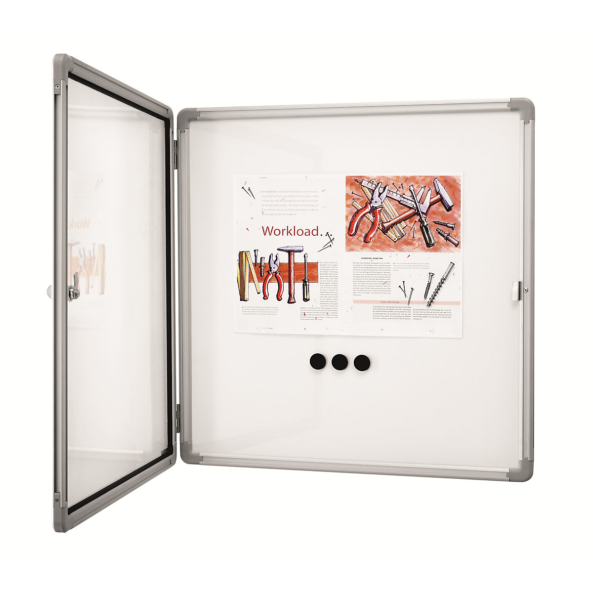 SP display case – magnetoplan