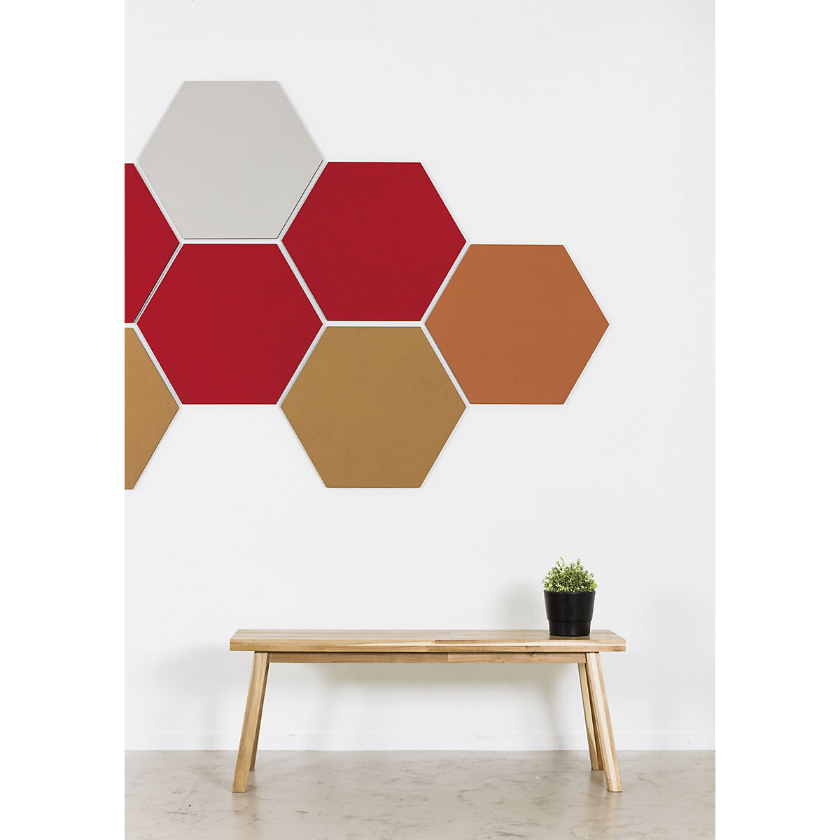 Hexagonal designer pin board – Chameleon (Product illustration 11)-10