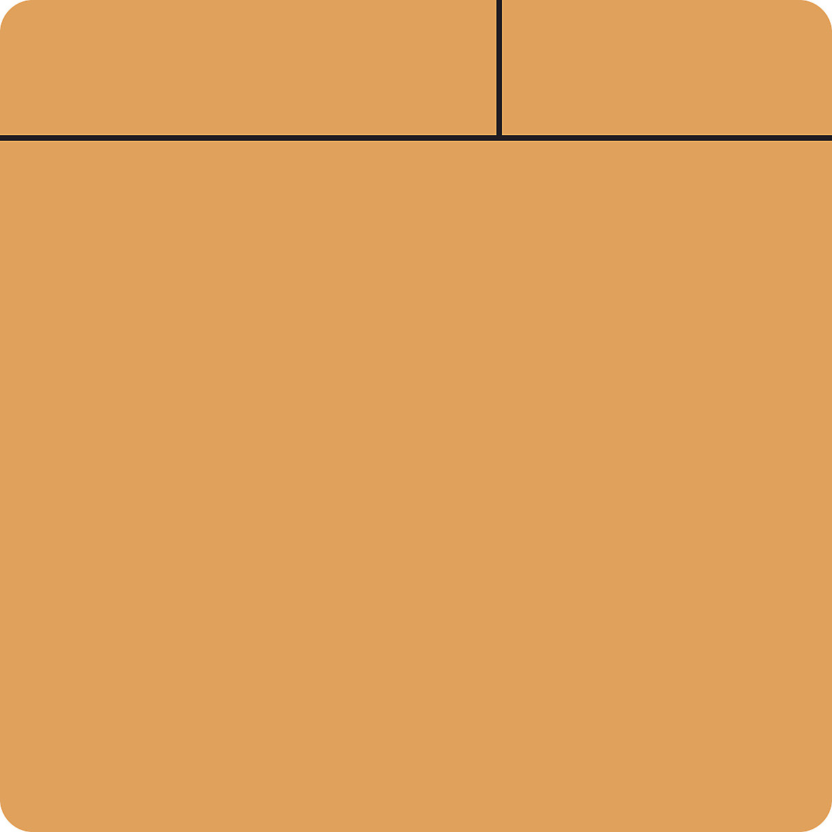 Post-it notes, magnetic, LxW 75 x 75 mm, pack of 10, orange-0