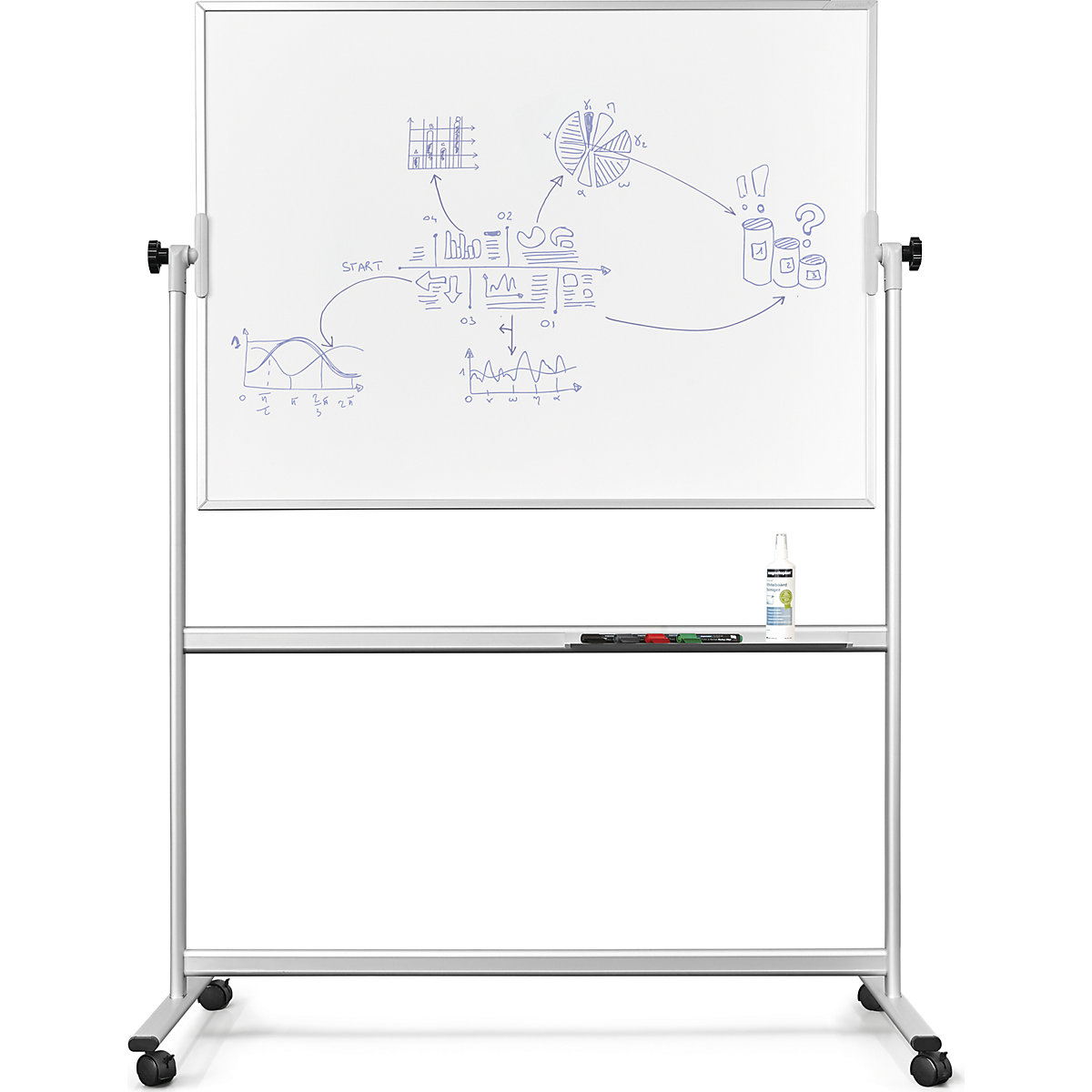 Mobile writing board – magnetoplan (Product illustration 4)-3