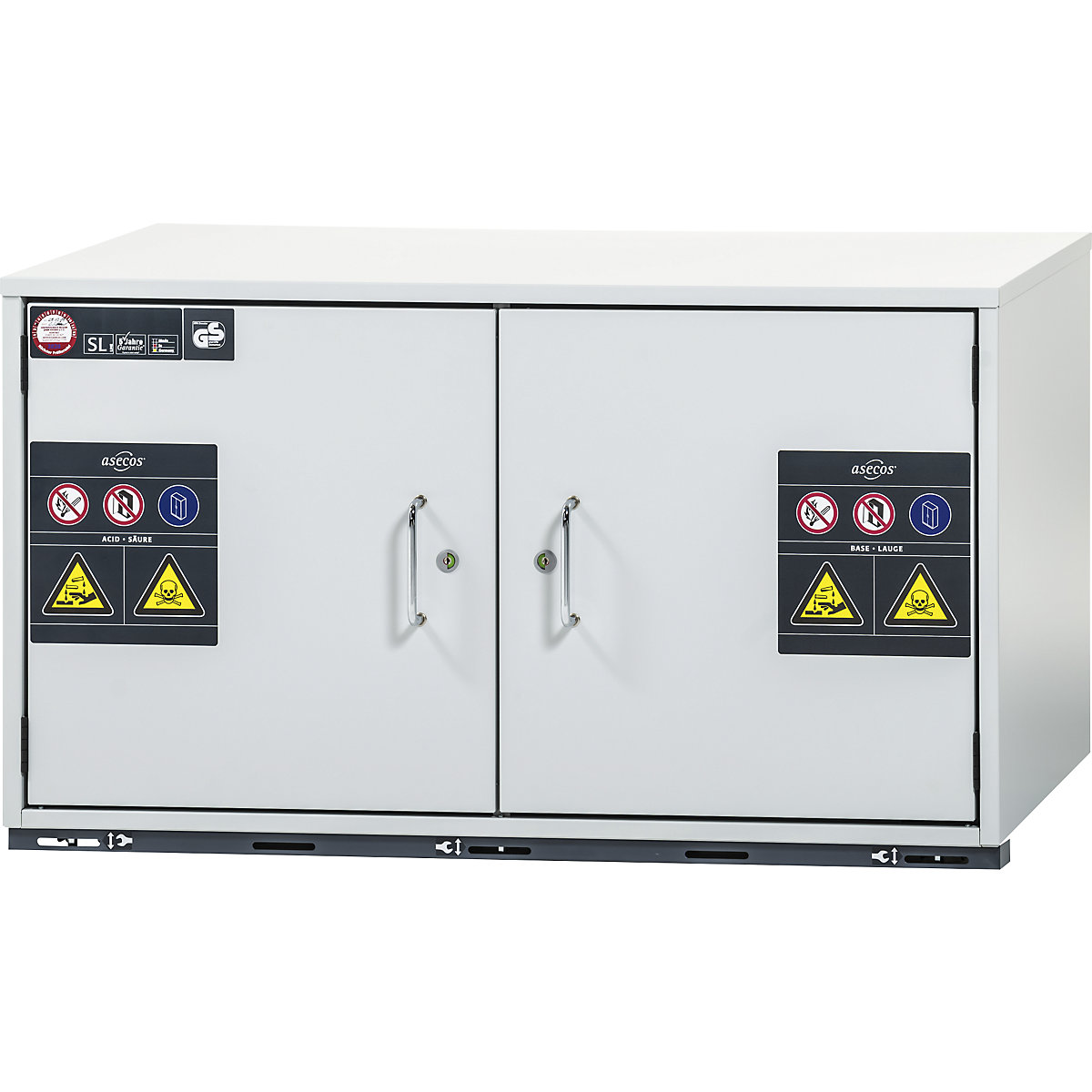 Kolieska, so soklovou lištou – asecos (Zobrazenie produktu 2)-1