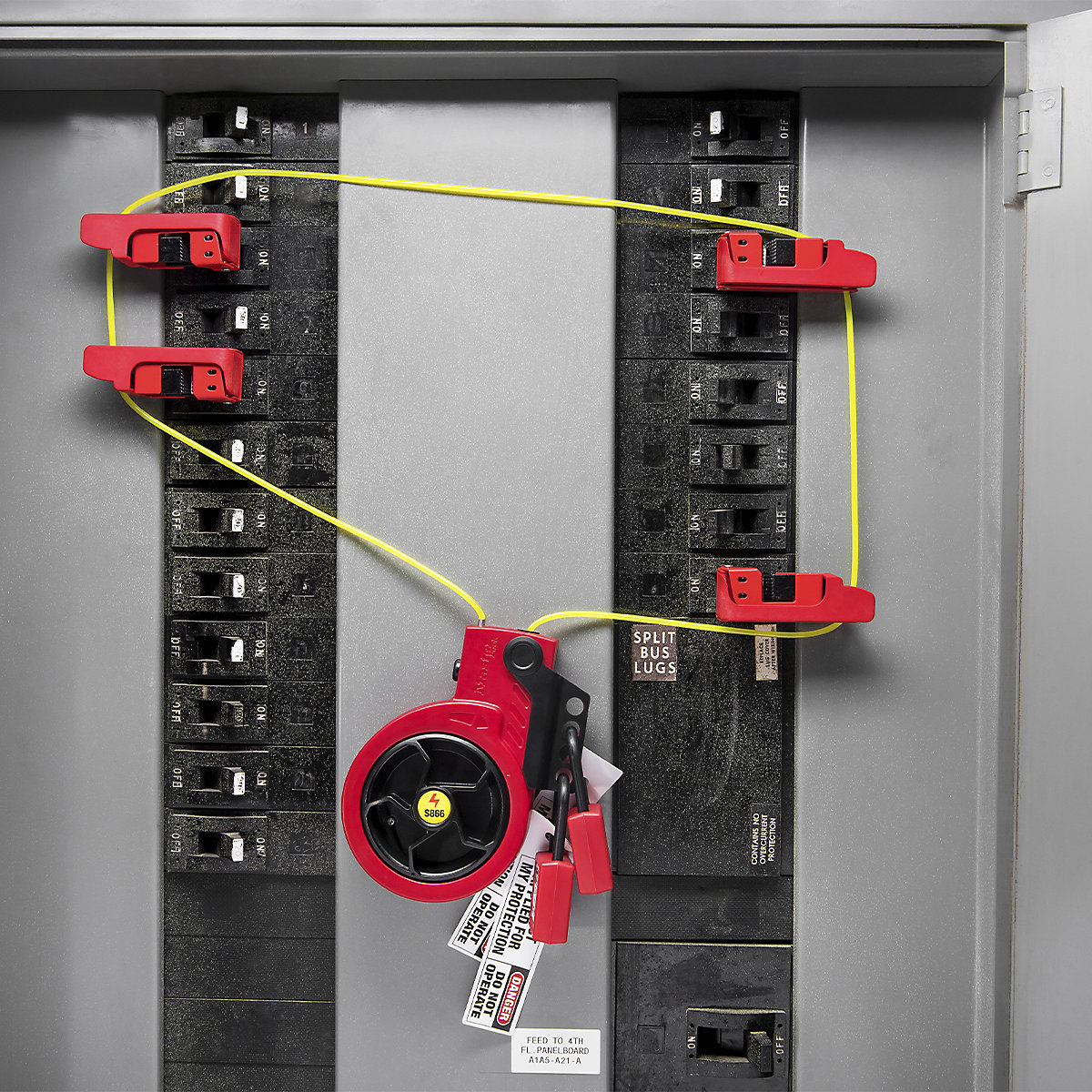 Káblový zámok s navíjaním – Masterlock (Zobrazenie produktu 3)-2