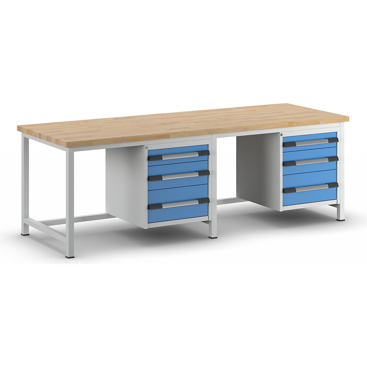 Dielenský stôl, stojanové vyhotovenie, séria 8000 – eurokraft pro