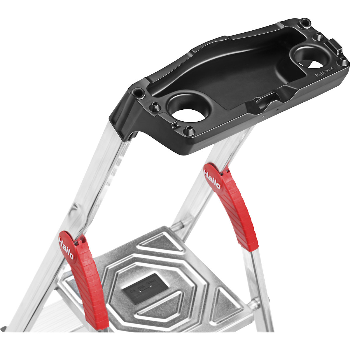 Hliníkový stojací rebrík so stupňami StandardLine L60 – Hailo (Zobrazenie produktu 3)-2