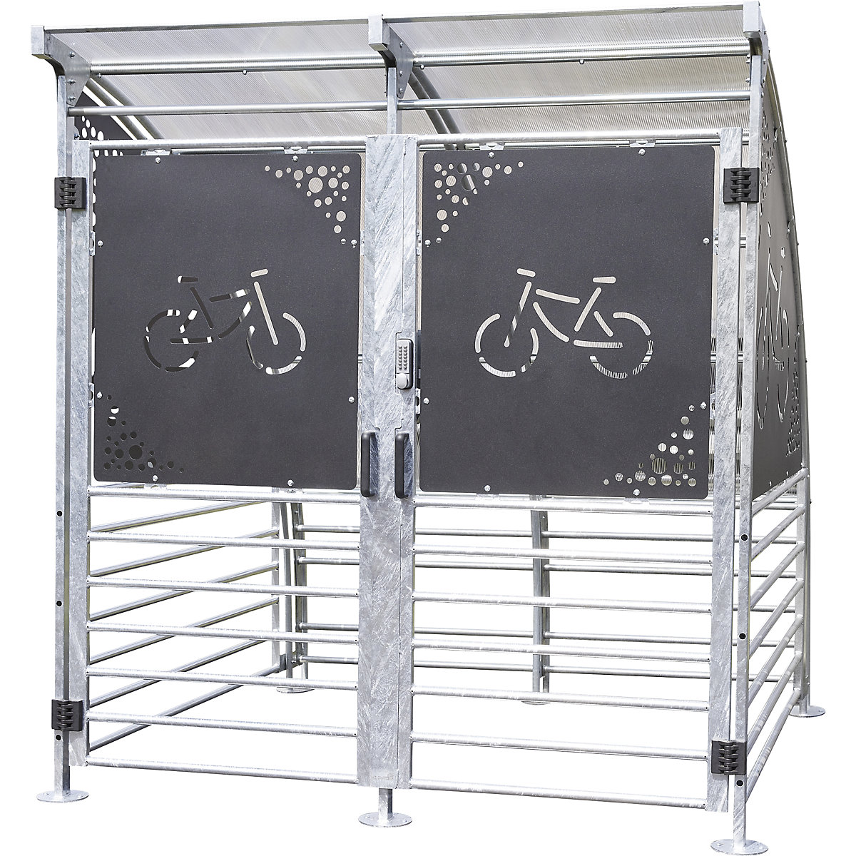 Prístrešok na bicykle uzamykateľný – Mottez