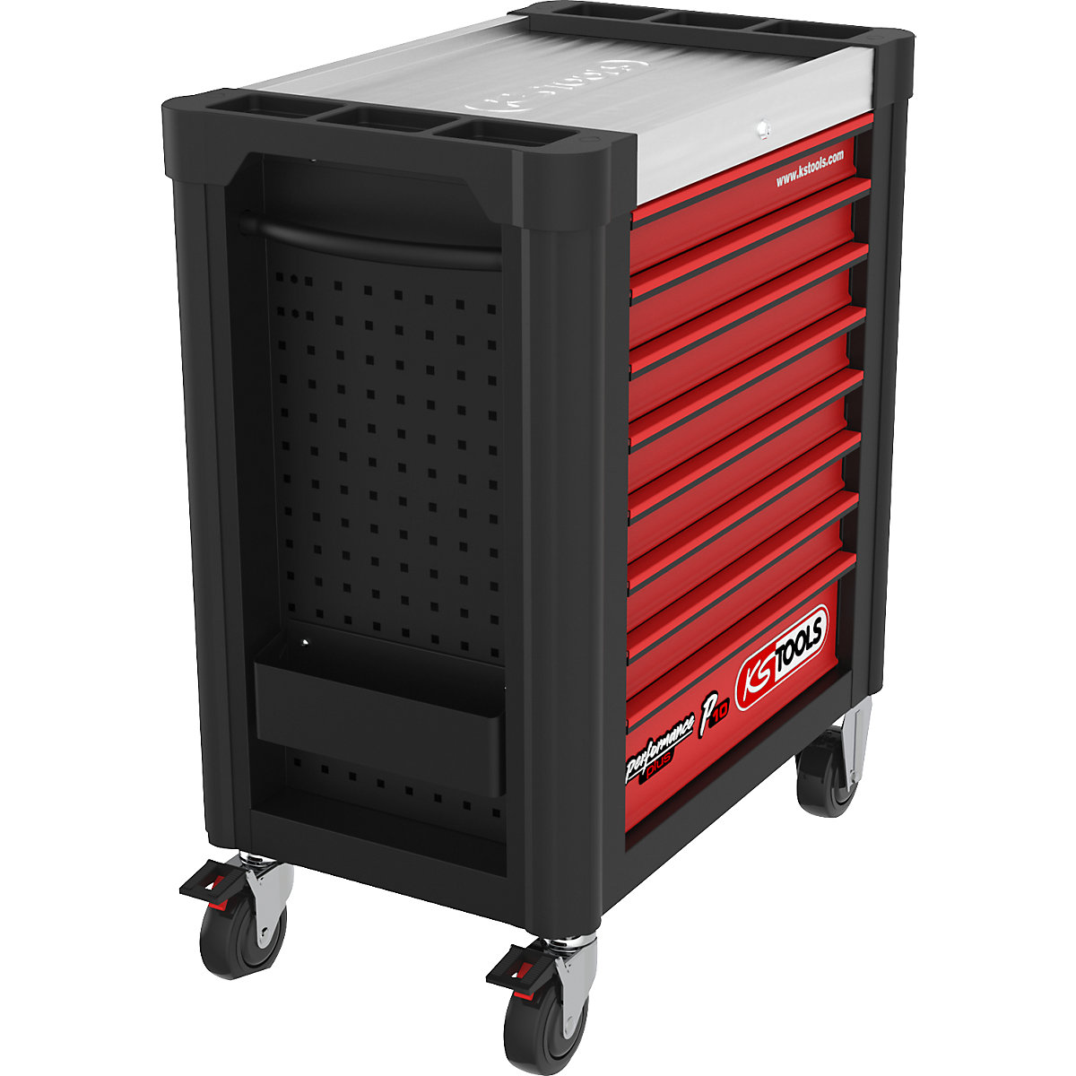 Dielenský vozík PERFORMANCE PLUS s náradím – KS Tools (Zobrazenie produktu 9)-8