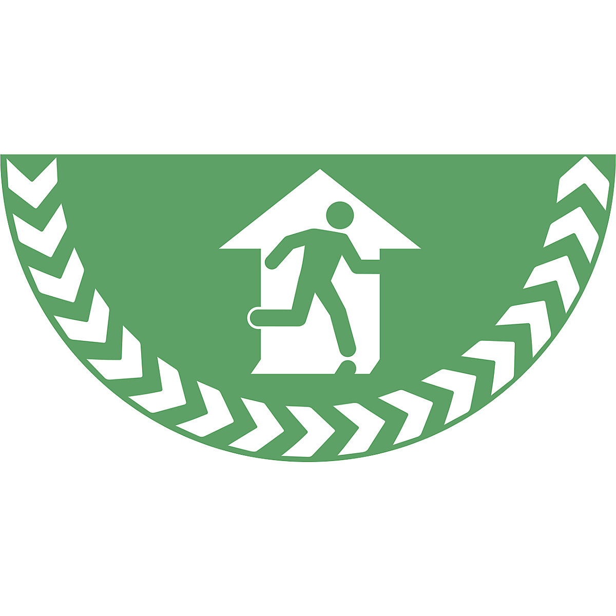 PVC piktogram polkruhový