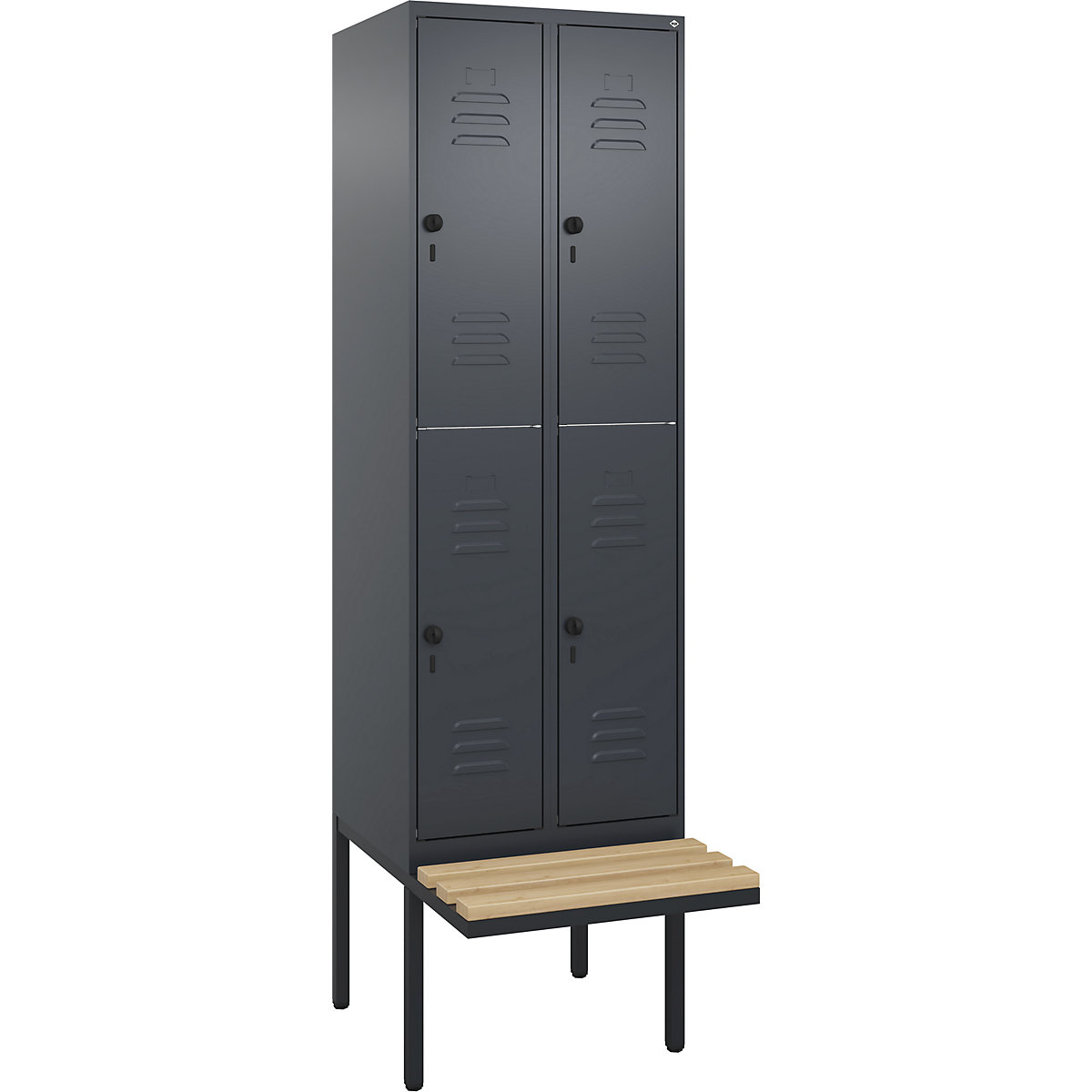 Dvojposchodová úzka skrinka Classic PLUS lavica na sedenie – C+P (Zobrazenie produktu 4)-3