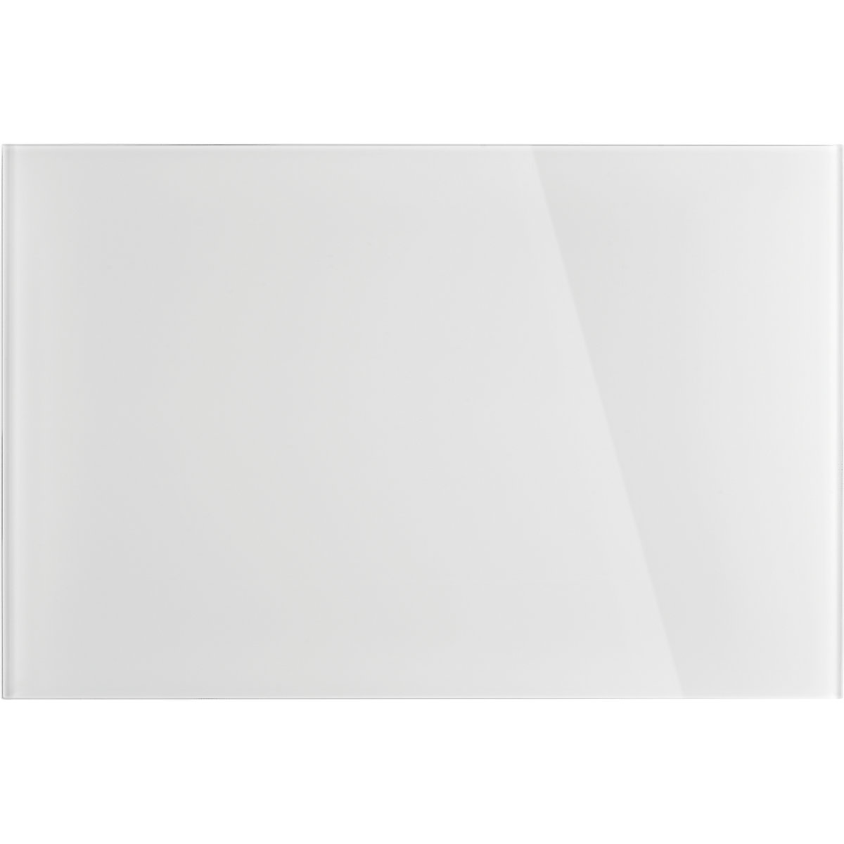 Dizajnová sklenená tabuľa – magnetoplan, magnetické, š x v 600 x 400 mm, brilantná biela-0