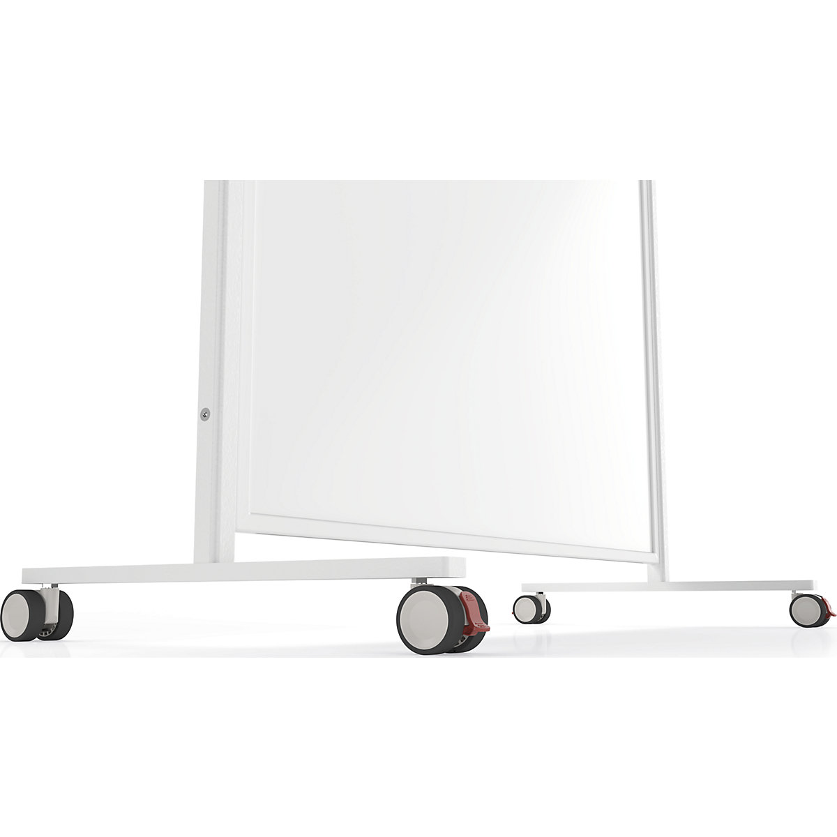 Elegantní bílá tabule VARIO, mobilní – magnetoplan (Obrázek výrobku 4)-3
