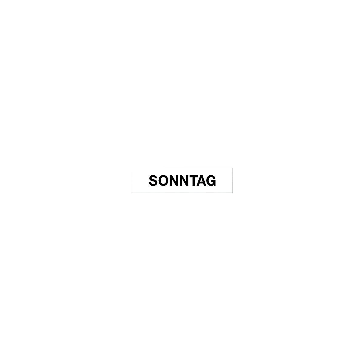 Sada magnetů s názvy dnů – magnetoplan, bal.j. 2 ks, š x v 40 x 10 mm-0
