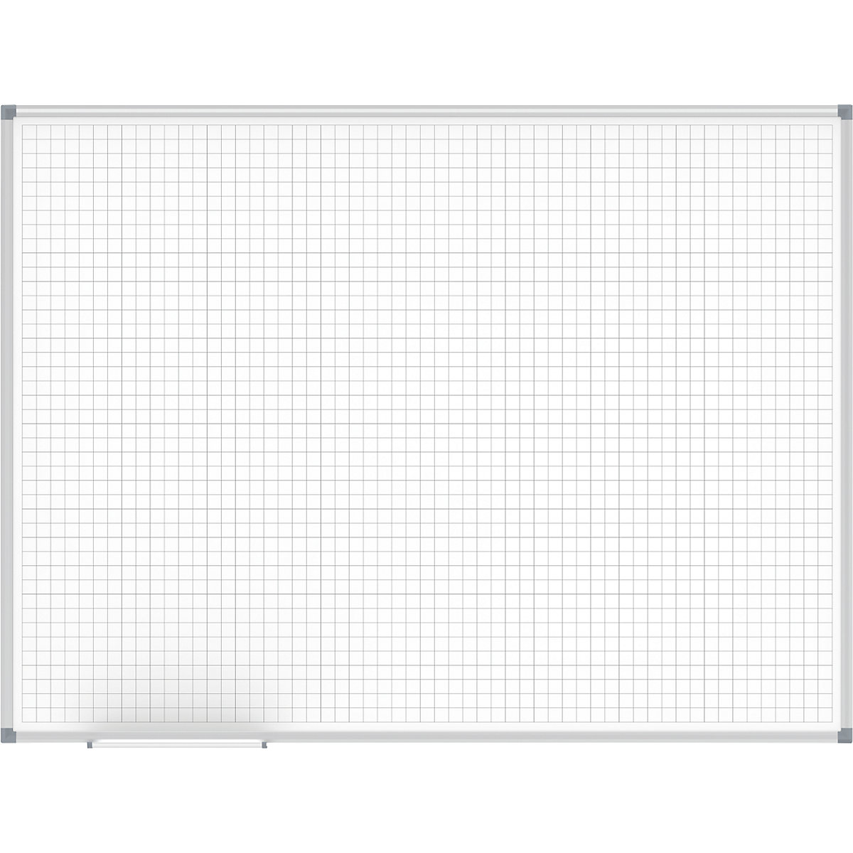 Tablica z nadrukiem w kratkę MAULstandard, biała – MAUL, raster 20 x 20 mm, szer. x wys. 1200 x 900 mm-0