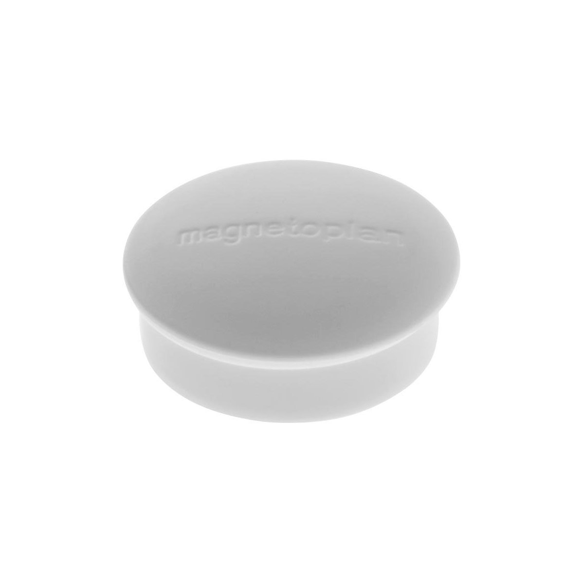 Magnes DISCOFIX MINI – magnetoplan, Ø 20 mm, opak. 100 szt., szary-0