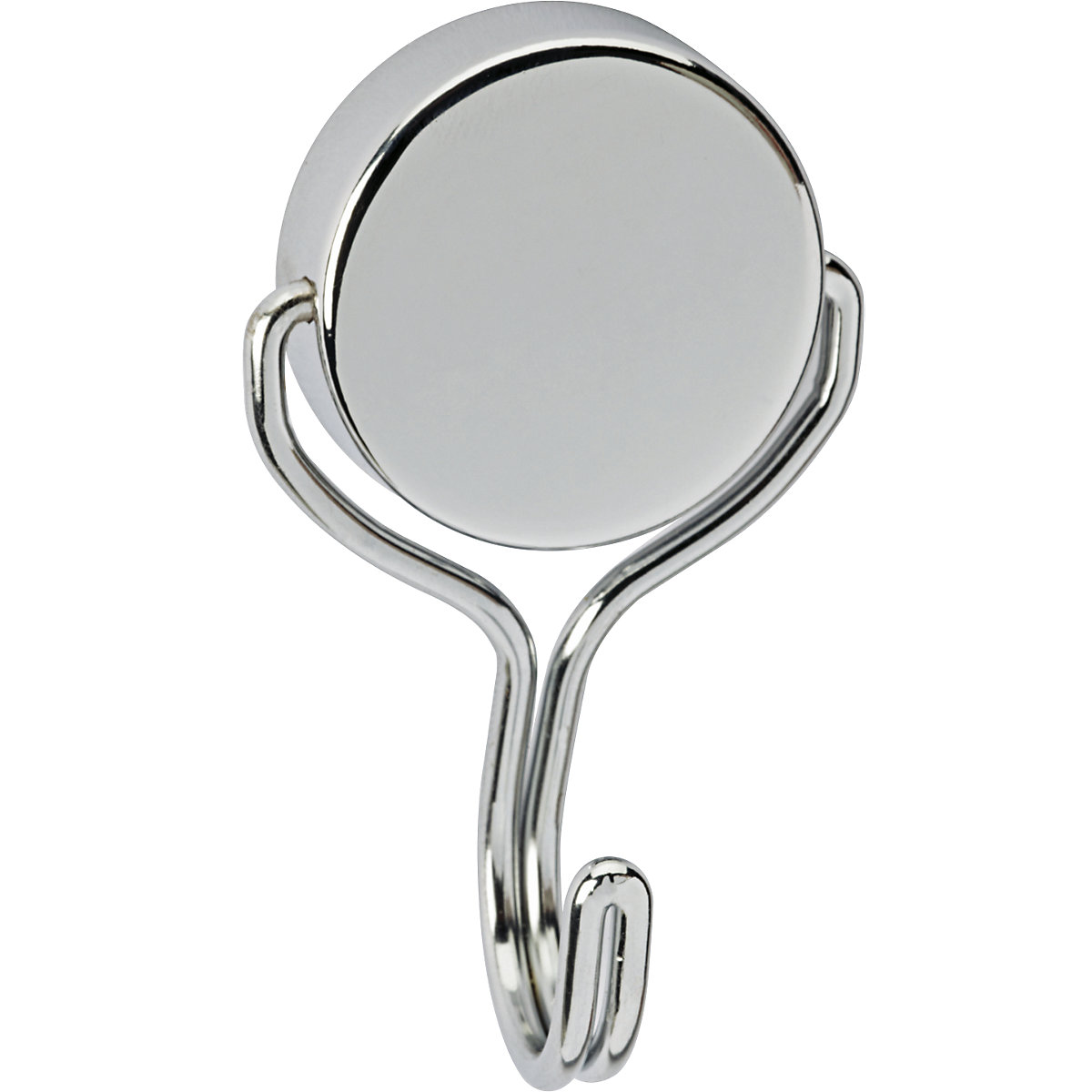 Magnet din neodim cu cârlig carusel – MAUL, argintiu deschis, amb. 3 buc., Ø 38,5 mm, forță de aderență 30 kg-0
